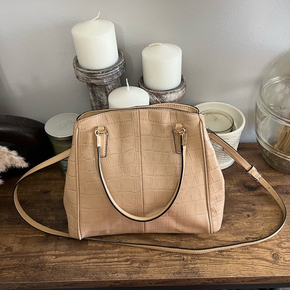 Coach bleeker embossed croc shoulder bag - Picture 5 of 7